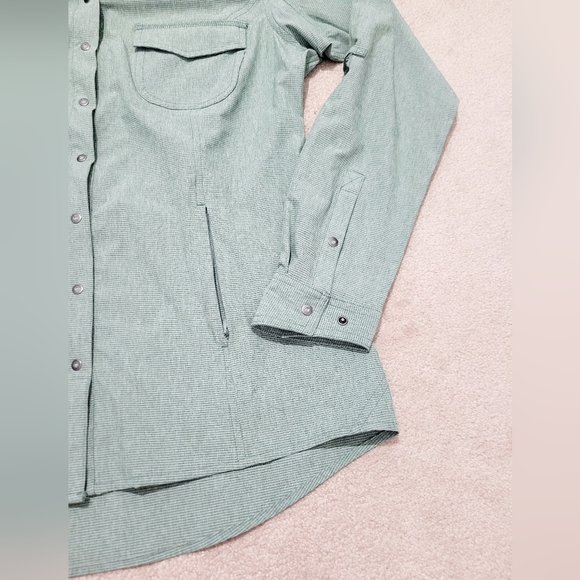 Duluth Trading SPF Women’s Sol Survivor Sun Protection Shirt Green Size Medium - Picture 5 of 11